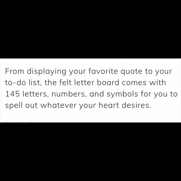 New Xo Sienna Letter Board - Picture 3 of 4